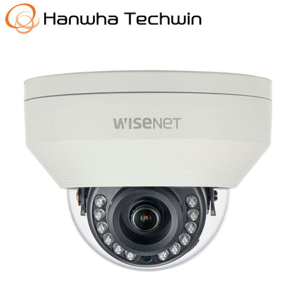 Hanwha Wisenet HD+ 4MP AHD Outdoor Dome, DWDR, 20m IR, IP66, IK10, 12VDC, 2.8mm - HAN-HCV-7010R