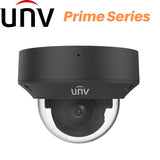 Uniview Security Camera: 5MP Dome, 2.7-13.5mm, Prime-I, Black - IPC3235SB-ADZK-I0-BK
