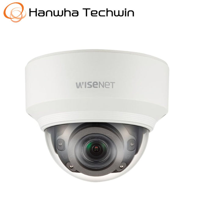 Hanwha Wisenet Indoor 5MP Dome Camera, H.265, IK08, 30m IR, 120dB WDR, 3.9-9.4mm - HAN-XND-8080R