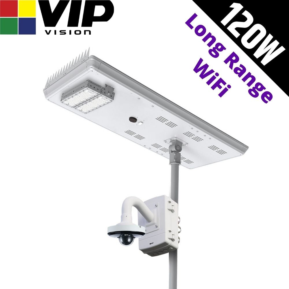 VIP Vision Remote View Solar Surveillance System: 120W (WiFi) - SLR-B120-4W