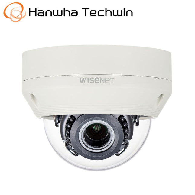 Hanwha Wisenet HD+ 4MP AHD Outdoor Dome, 30m IR, IP66, IK10, 24VAC/12VDC, 3.2-10mm - HAN-HCV-7070R