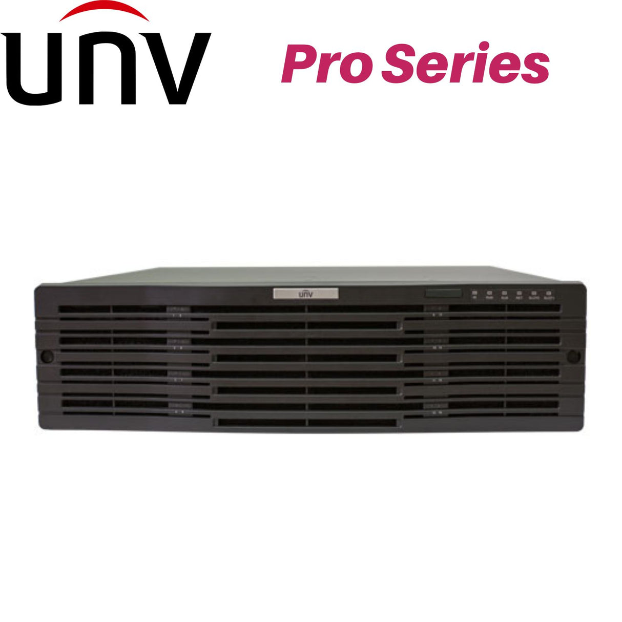 Uniview 128CH Network Video Recorder:  upto 12MP, 512MBPS INPUT, 16-SATA HDD RAID NVR, Pro Series- NVR516-128