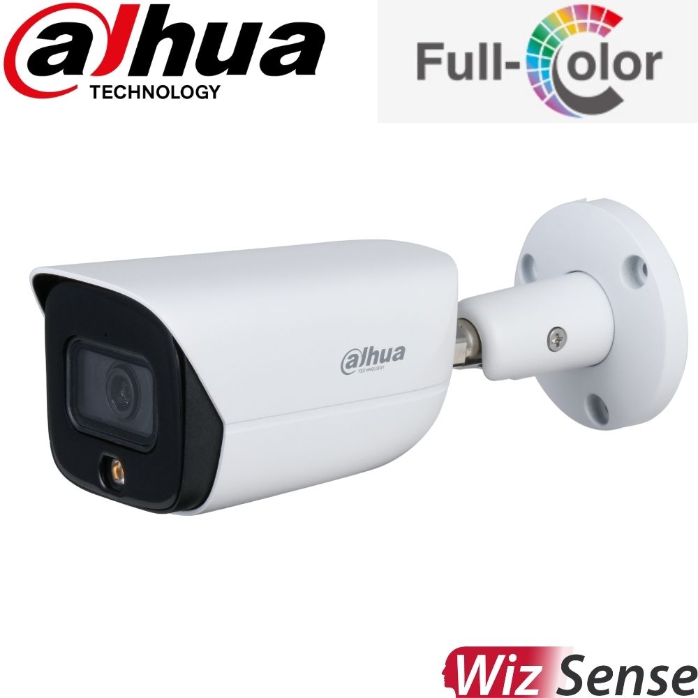 Dahua Security Camera: 4MP Bullet, 2.8mm, WizSense AI - DH-IPC-HFW3449EP-AS-LED-0280B