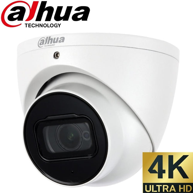 Dahua Security Camera: 8MP(4K) Turret, 2.8mm, Lite - DH-IPC-HDW2831EMP-AS-0280B-S2-AUS