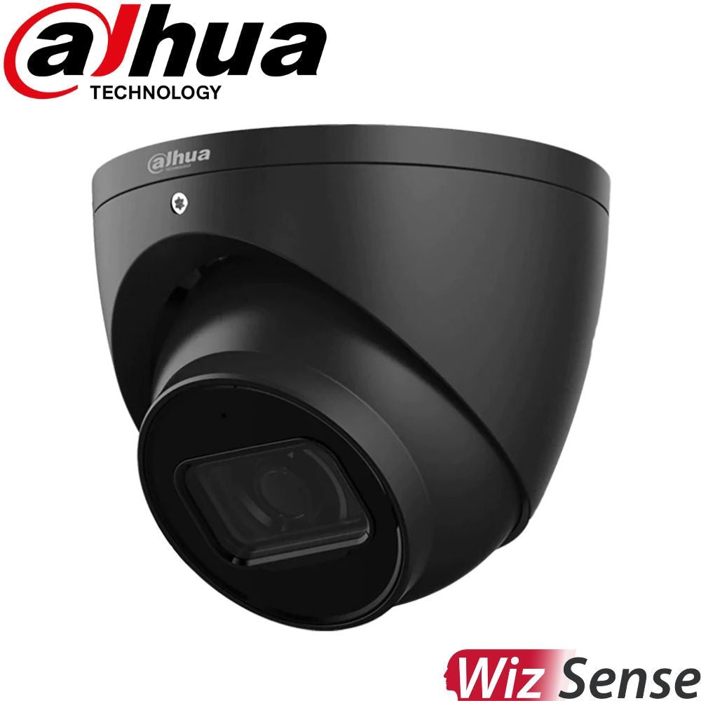 Dahua 3X66 Security System: 4CH 8MP Lite NVR, 4 x 6MP Turret Camera, Starlight, SMD 4.0, AI SSA (Black)