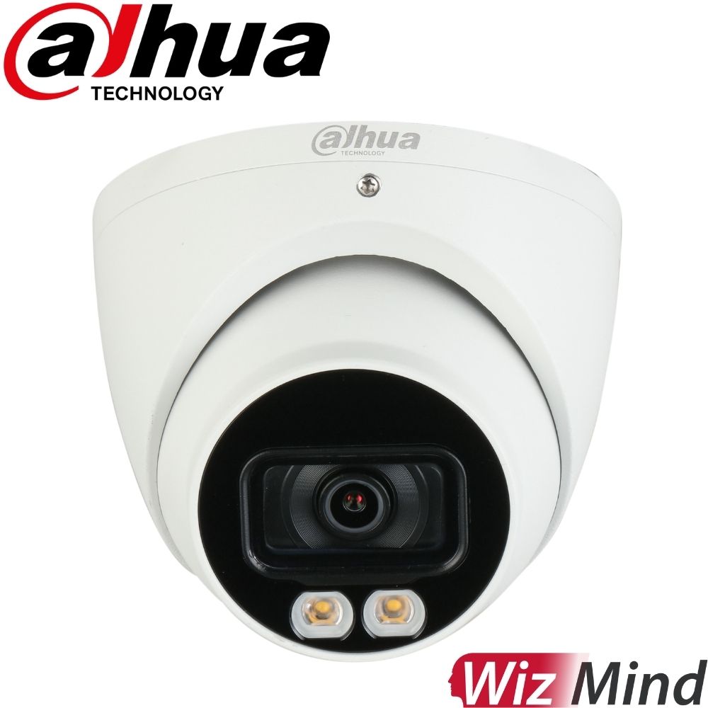 Dahua Security Camera: 4MP Turret, 2.8mm, Full-Colour, WizMind - DH-IPC-HDW5442TMP-AS-LED-0280B