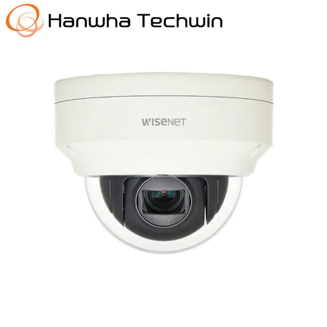 Hanwha Wisenet 2MP Outdoor Mini PTZ Camera, 4.3x Zoom, H.265, WDR, IP66, IK10 - HAN-XNP-6040H