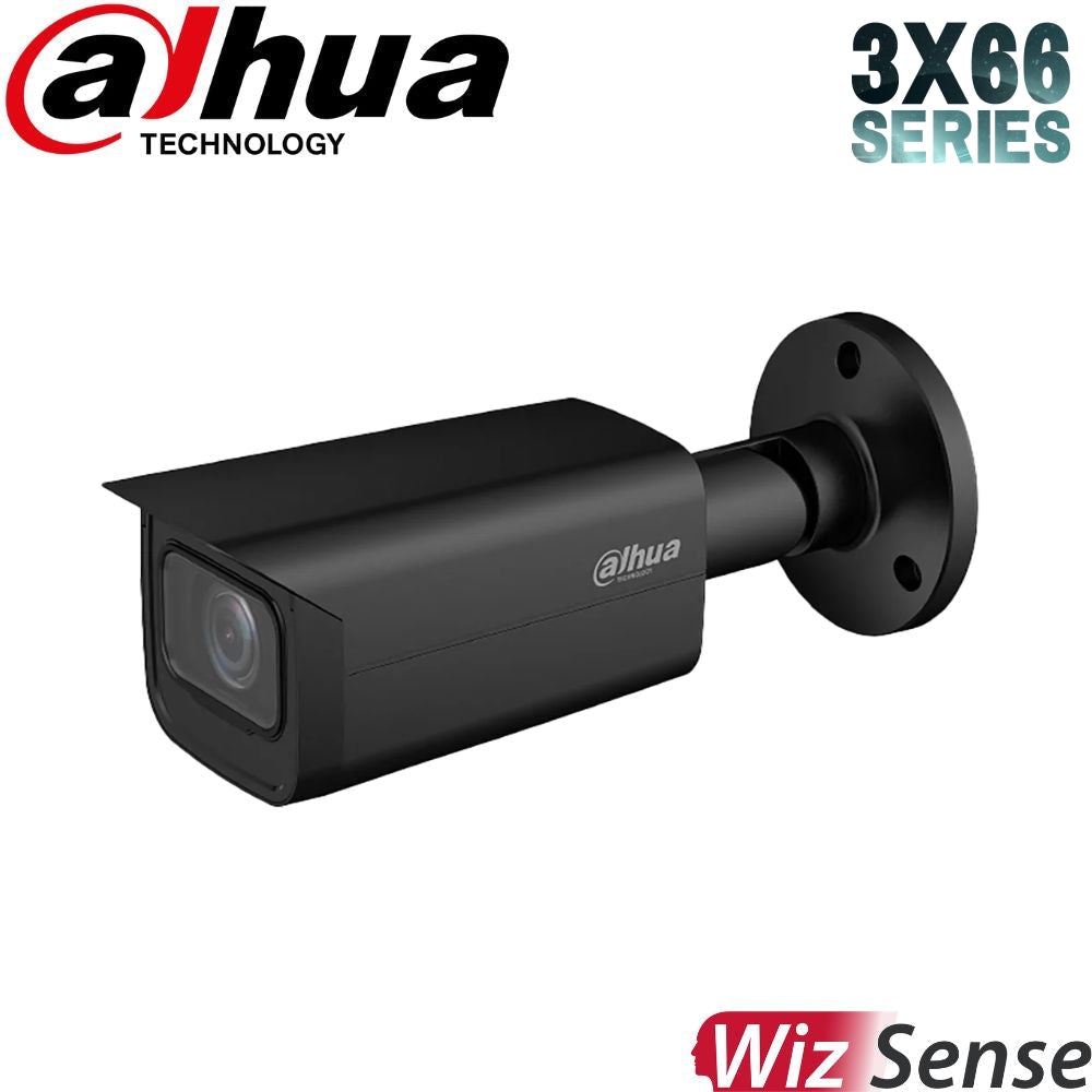Dahua Security Camera: 8MP Bullet Motorised, 2.7-13.5mm, WizSense, Starlight, SMD 4.0 - DH-IPC-HFW3866TP-ZAS-AUS-BLK