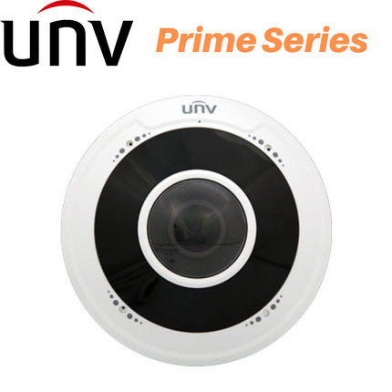 Uniview Security Camera: 5MP Fisheye, 1.4mm, Prime - IPC815SB-ADF14K-I0