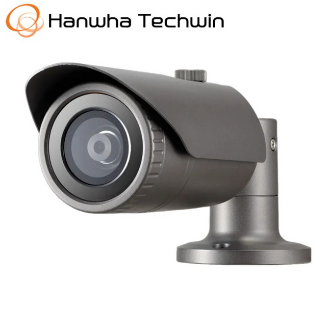Hanwha Wisenet 2MP Outdoor Bullet Camera, H.265, 30fps, IK10, 20m IR, 2.8mm - HAN-QNO-6010R