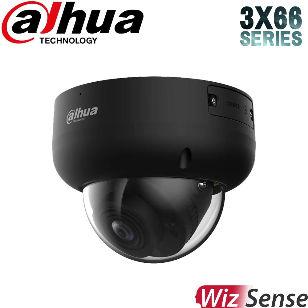 Dahua Security Camera: 8MP Dome Motorised, 2.7-13.5mm, WizSense, Starlight, SMD 4.0 - DH-IPC-HDBW3866RP-ZAS-AUS-BLK