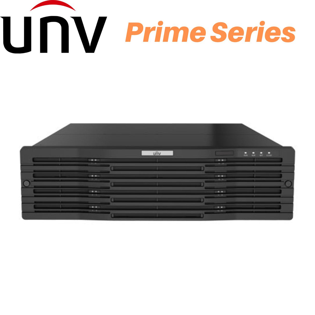 Uniview Network Video Recorder: 64 Channel 16 HDDs RAID NVR, Prime - NVR316-64R-B