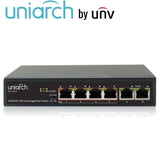 Uniarch PoE Switch: 4 x PoE/PoE+ Ports - SW-2106-P