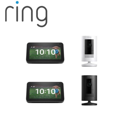 Ring Indoor/Outdoor Security Camera: Stick Up Cam Battery with Echo Show 5