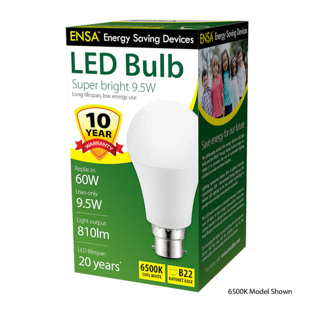 11W LED Light Bulb Bayonet (6500K)