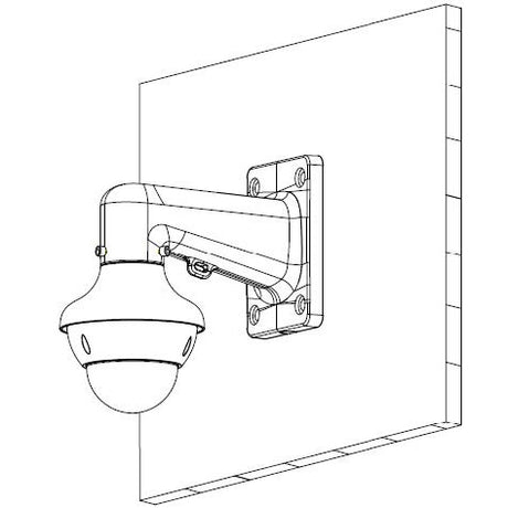 Right Angle Wall Mount Dome Bracket