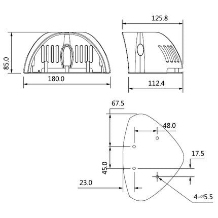 Auto Guard Mobile Dome Camera Bracket