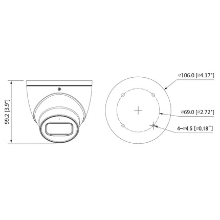 Professional Series 2.0MP 24/7 Colour Fixed HDCVI Turret