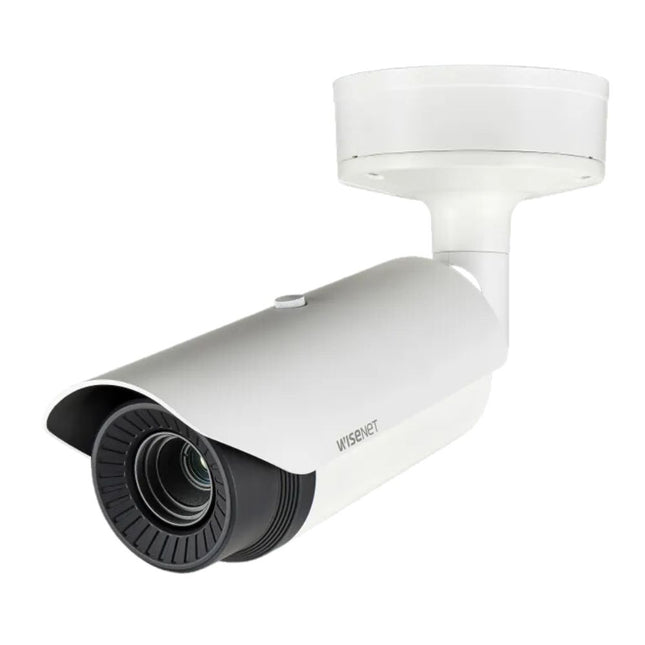 Hanwha Wisenet VGA Thermal Radiometric Bullet Camera, H.265, IK10, PoE, 19mm - HAN-TNO-4040TR