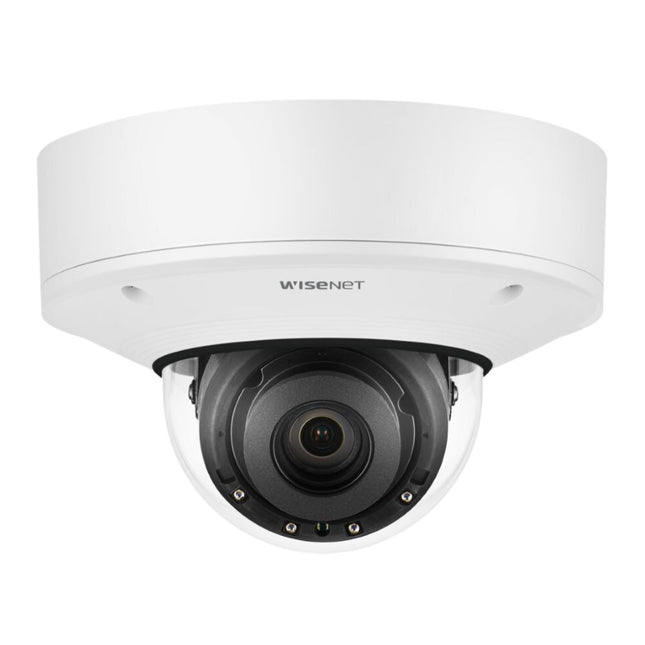 Hanwha 5MP Outdoor PoE Extender Vandal Dome Camera, WDR, 50m IR, 3.9-9.4mm - HAN-XNV-8081RE