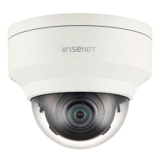 Hanwha Wisenet 2MP Outdoor Mini Dome Camera, H.265, 60fps, 150dB WDR, 2.4mm - HAN-XNV-6010