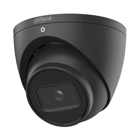 Dahua Security Camera: 4MP Turret Fixed, 2.8mm, WizSense, Starlight, SMD 4.0 - DH-IPC-HDW3466EMP-S-AUS-BLK
