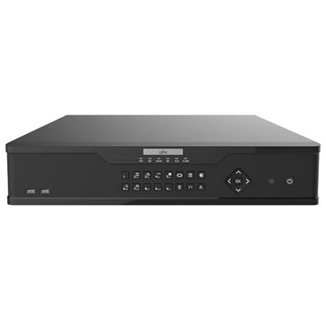 Uniview 64CH Network Video Recorder: Upto 12MP, 384MBPS INPUT,  8-SATA HDD RAID NVR, Prime Series - NVR308-64X