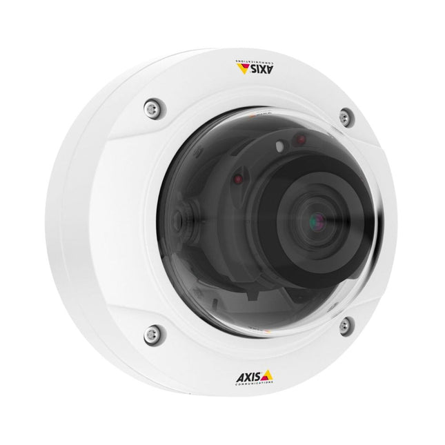 Axis P3227-LV 5 MP, Indoor Dome Camera, Lightfinder/Forensic WDR, Varifocal 3.5–10 mm P‑Iris Lens, IP52 IK08, 0885‑001