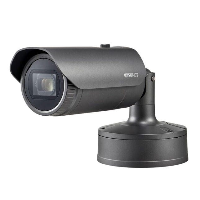 Hanwha Wisenet 2MP Outdoor Bullet Camera, H.265, 60fps, 150dB WDR, 70m IR, 5.2-62.4mm - HAN-XNO-6120R