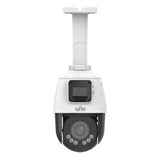 Uniview Security Camera: 2X2MP Dual Lens PTZ, 2.8&2.8-12mm, Easy - IPC9312LFW-AF28-2X4