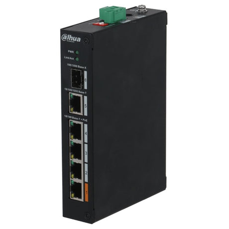 Dahua Ethernet Switch: 6-Port, Unmanaged, 4-Port PoE - DH-PFS3106-4ET-60-V2
