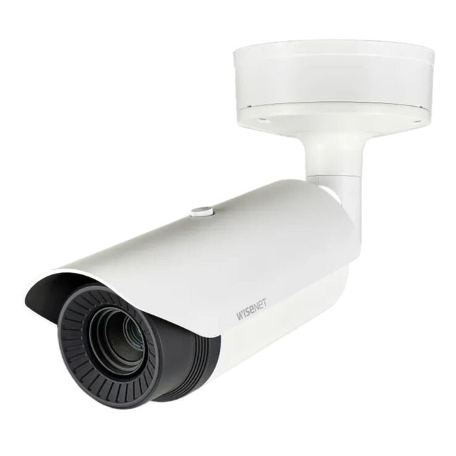 Hanwha Wisenet VGA Thermal Radiometric Bullet Camera, H.265, IK10, PoE, 13mm - HAN-TNO-4030TR