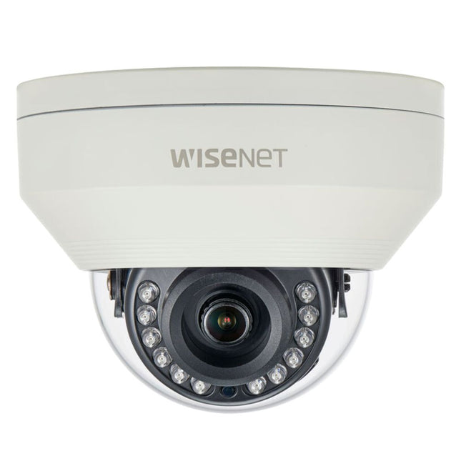 Hanwha Wisenet HD+ 4MP AHD Outdoor Dome, DWDR, 20m IR, IP66, IK10, 12VDC, 2.8mm - HAN-HCV-7010R