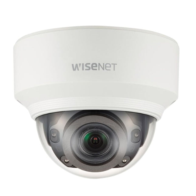 Hanwha Wisenet Indoor 5MP Dome Camera, H.265, IK08, 30m IR, 120dB WDR, 3.9-9.4mm - HAN-XND-8080R