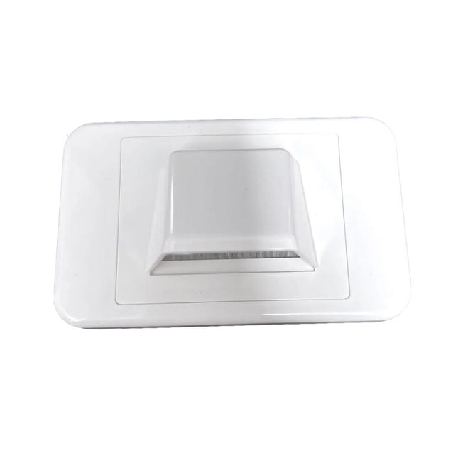 Brush Wall Plate in Wall Cable Entry/Bull Nose Brush Wall 2-in-1 Plate - AC-BWP/BNP-01W-01EACH
