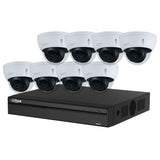 Dahua 8-Channel Security Kit: 8MP (Ultra HD) NVR, 8 x 8MP Fixed Dome, Lite + Starlight
