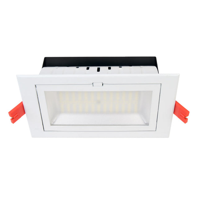 48W Premium Rectangular Adjustable LED Downlight (3000K)