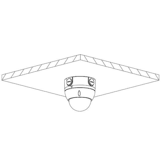 Securview Professional Series 5.0MP 2.8mm Fixed HDCVI Vandal Dome