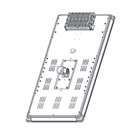 60W Microwave Sensor Solar LED Street Light