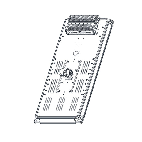 50W Microwave Sensor Solar LED Street Light