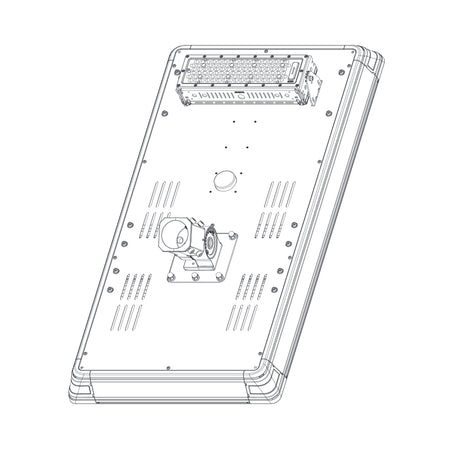 30W Microwave Sensor Solar LED Street Light