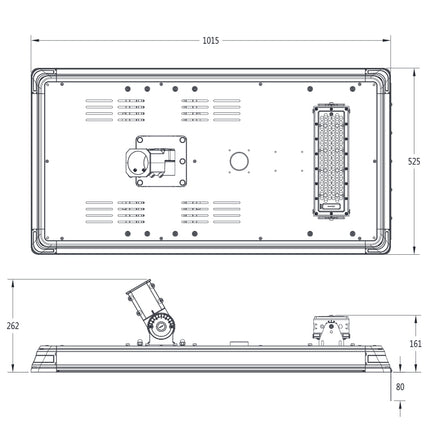 30W Microwave Sensor Solar LED Street Light