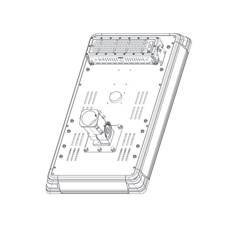 20W Microwave Sensor Solar LED Street Light