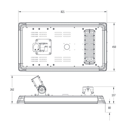 20W Microwave Sensor Solar LED Street Light