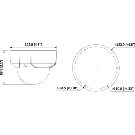 Compact Series 4.0MP Motorised Dome