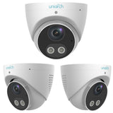 Uniarch Security System: 4-Channel NVR Pro, 4 X 5MP Turret, Tri-Guard