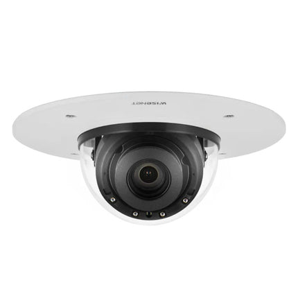 Hanwha Wisenet X Plus 5MP Indoor Flush Mount Dome Camera, 50m IR, WDR, 3.6-9.4mm - HAN-XND-8081RF