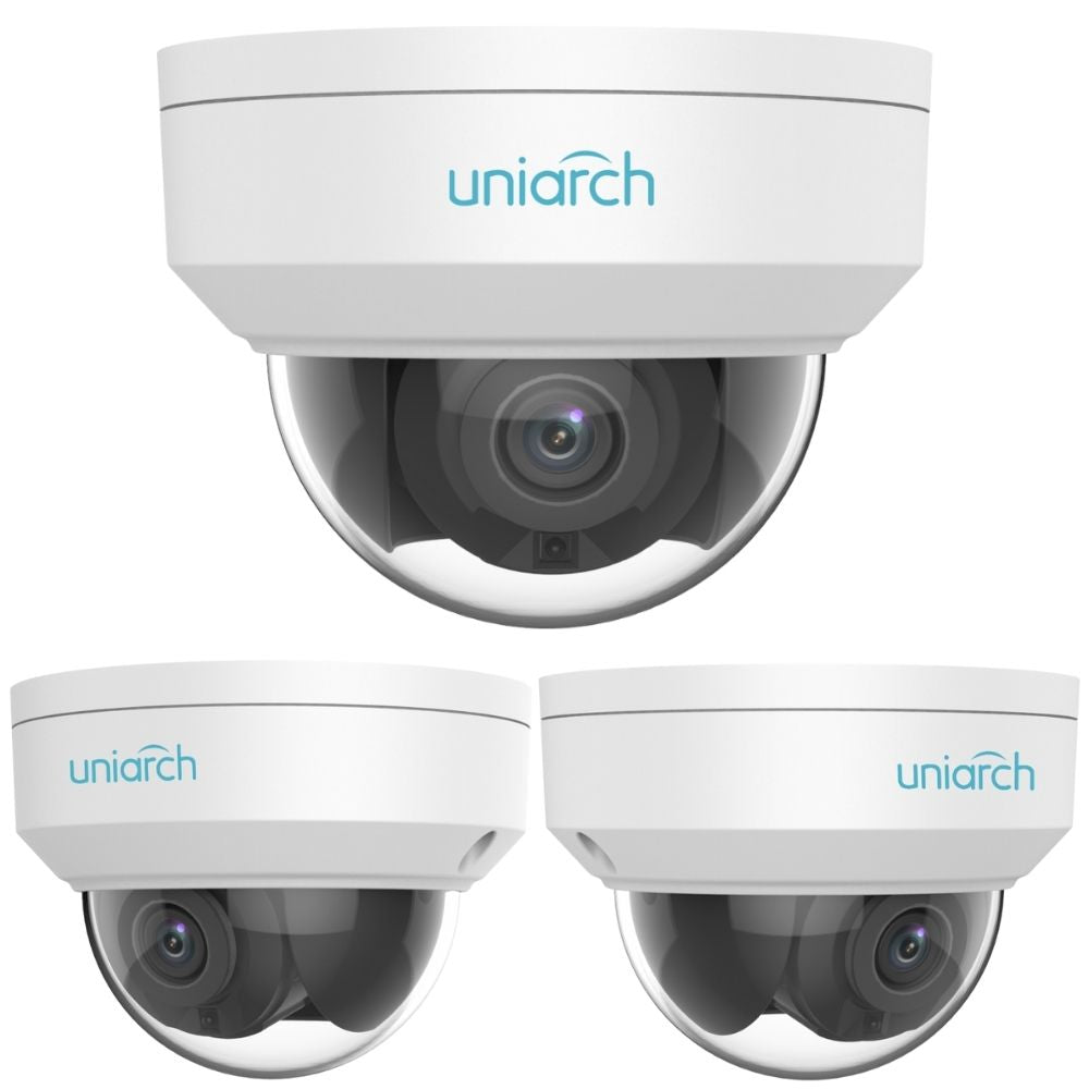 Uniarch Security System: 4-Channel NVR Pro, 4 X 8MP Dome, EasyStar