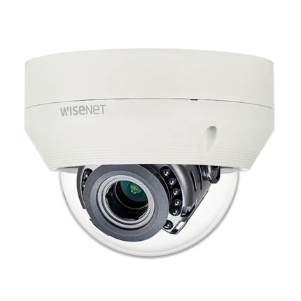 Hanwha Wisenet HD+ 4MP AHD Outdoor Dome, 30m IR, IP66, IK10, 24VAC/12VDC, 3.2-10mm - HAN-HCV-7070R