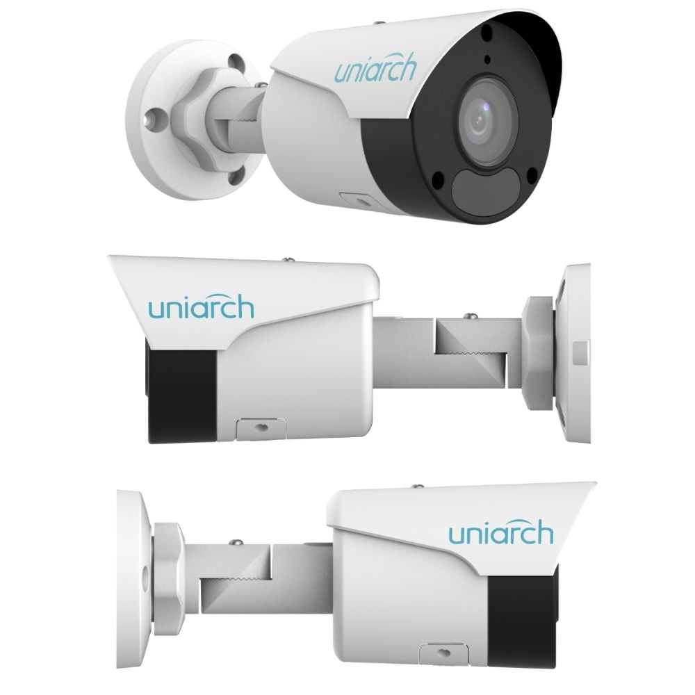 Uniarch Security System: 4-Channel NVR Pro, 2 X 8MP Bullet, EasyStar